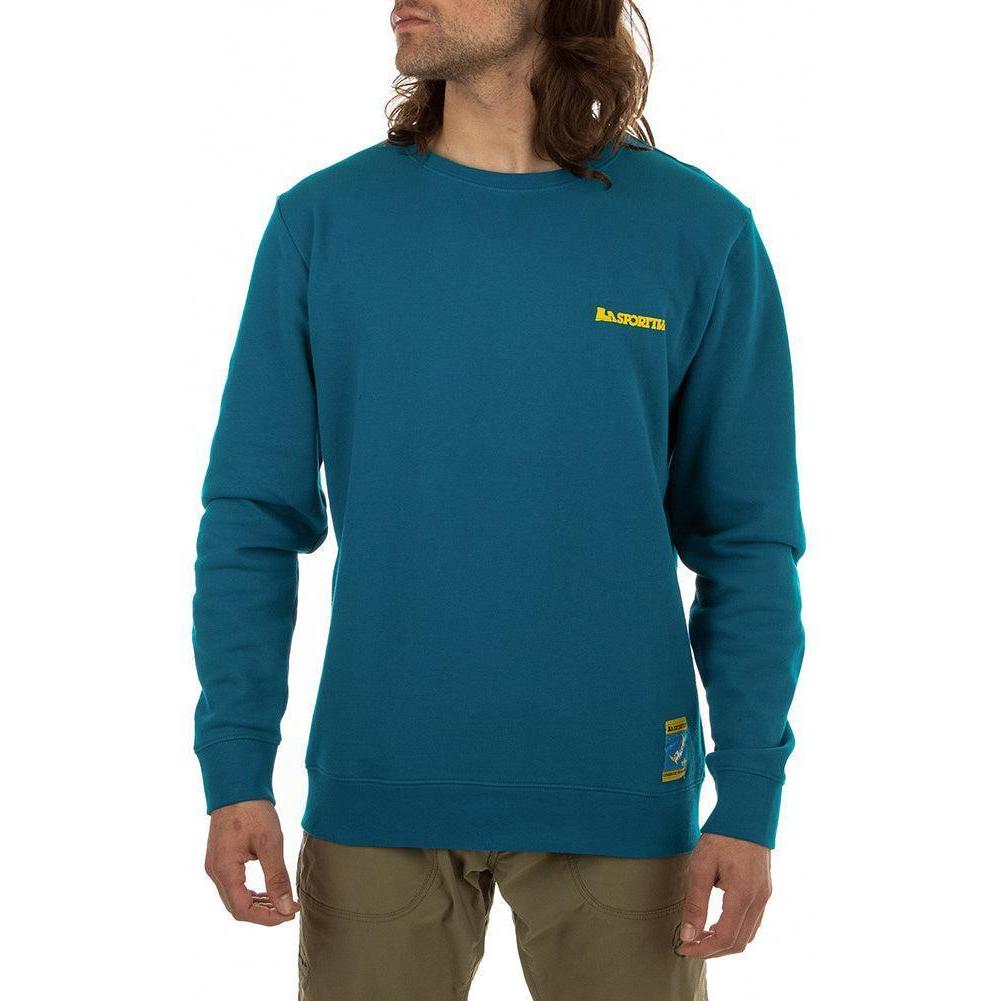 LA SPORTIVA Men's Climbing on the Moon Crewneck Sweatshirt