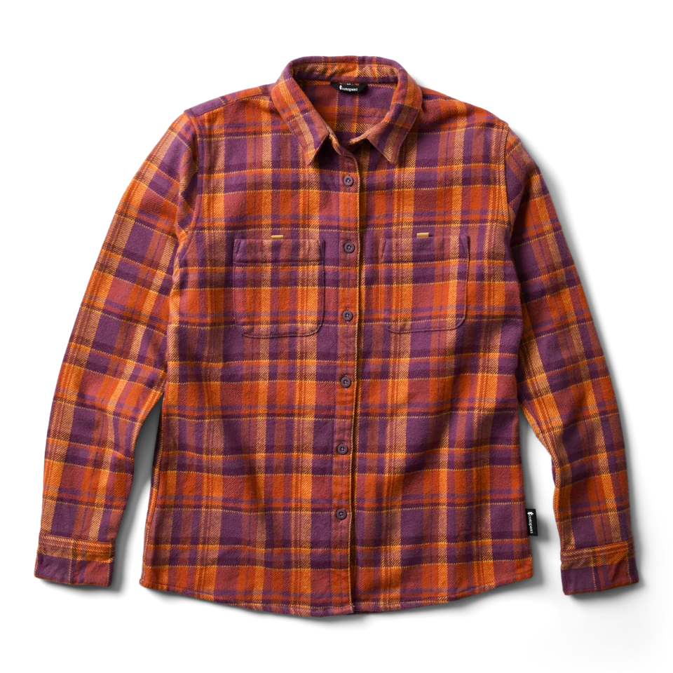 COTOPAXI Women's Mero Organic Flannel Shirt Mystic Plaid
