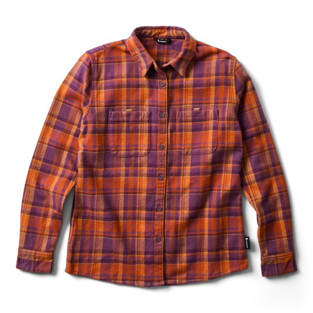 COTOPAXI Women's Mero Organic Flannel Shirt Mystic Plaid