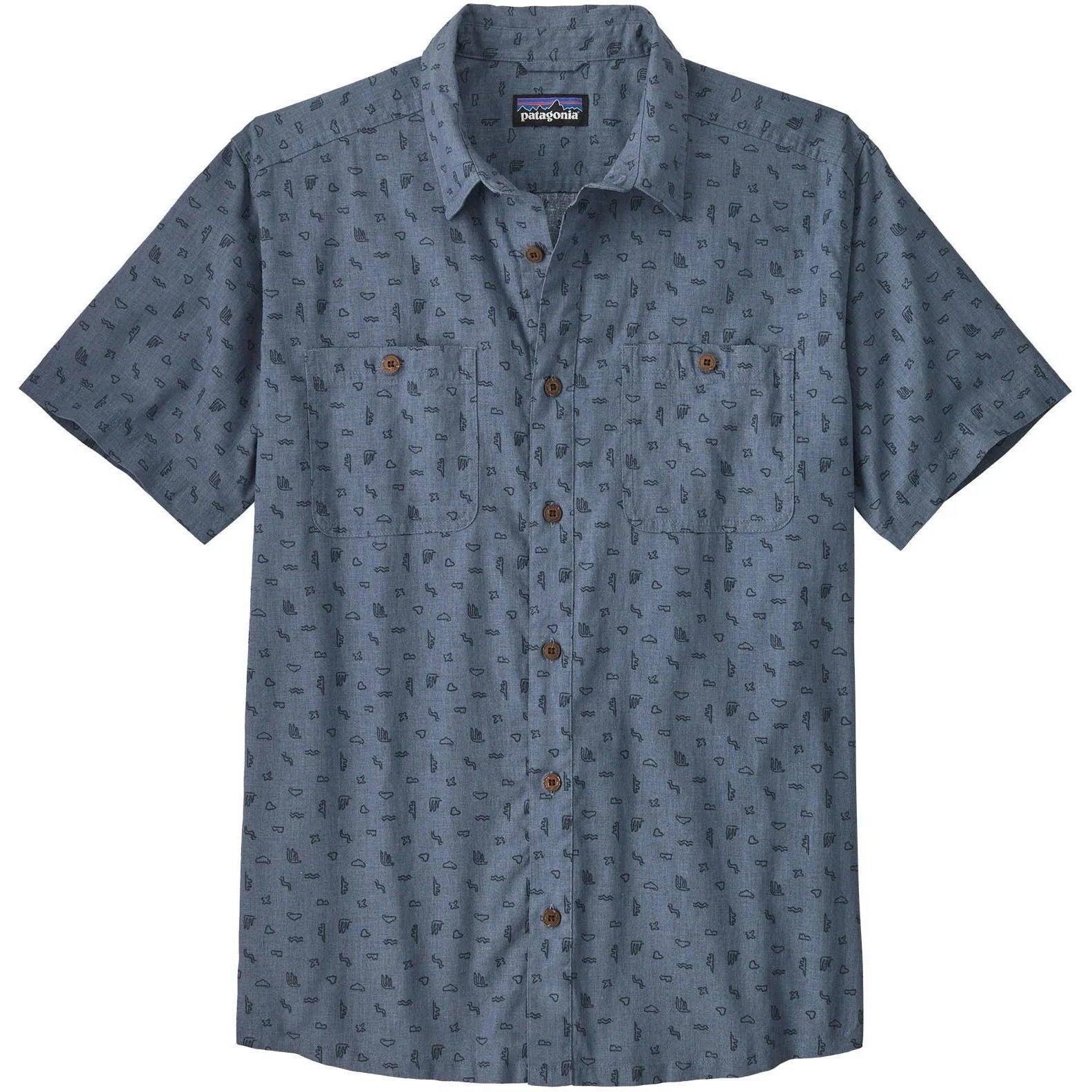 PATAGONIA Men's Short Sleeve Back Step Button-Down Shirt