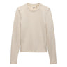 PRANA Women's Long Sleeve Lotus Tee Shirt Stone Stripe