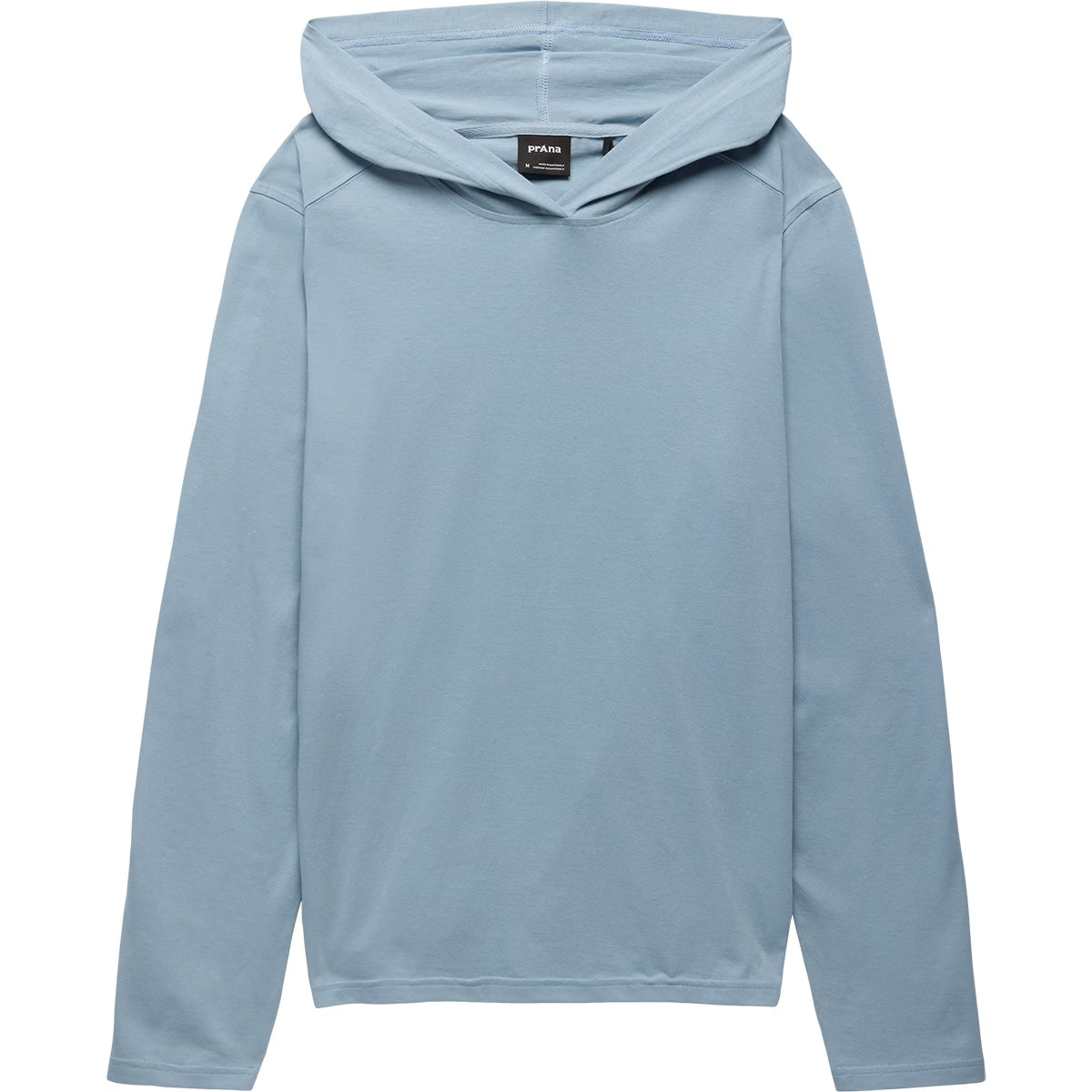 PRANA Men's Long Sleeve Hooded Tee Glacier Skies