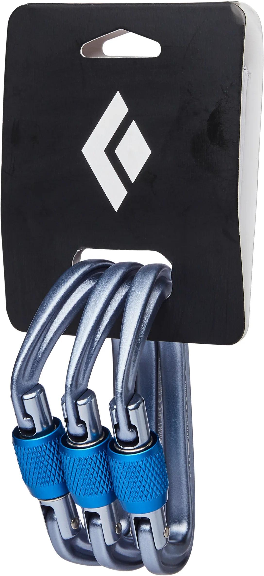 BLACK DIAMOND HOTFORGE Screw Lock Carabiner 3-pk