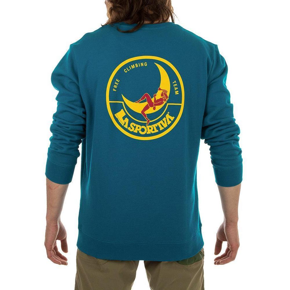 LA SPORTIVA Men's Climbing on the Moon Crewneck Sweatshirt