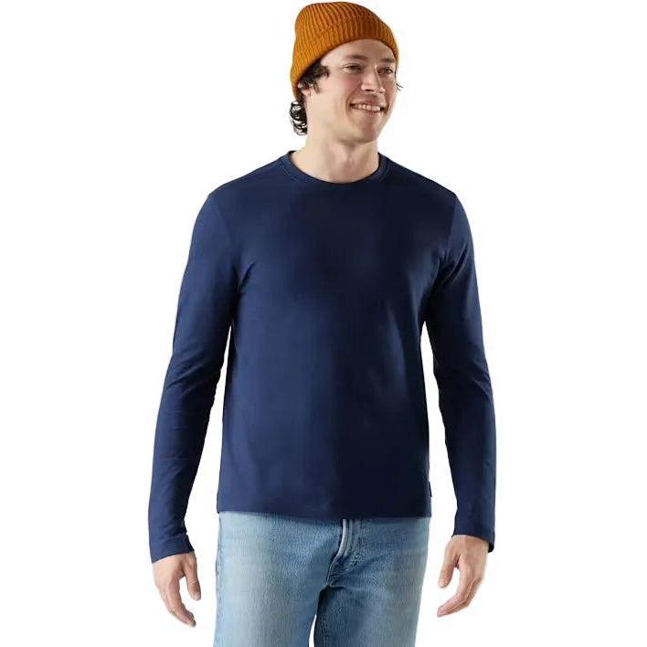 SMARTWOOL Men's Perfect Crew Long Sleeve Tee