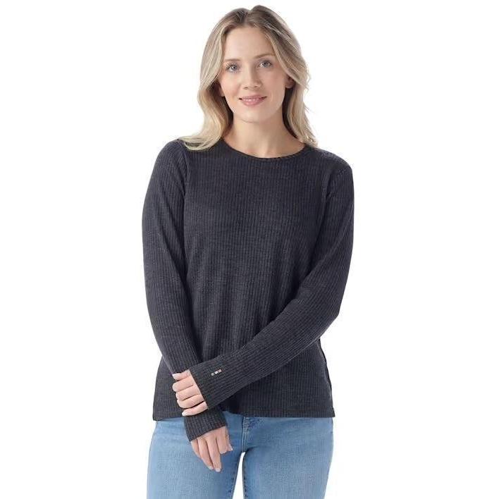 SMARTWOOL Women's Thermal Merino Rib Longsleeve Crew Shirts