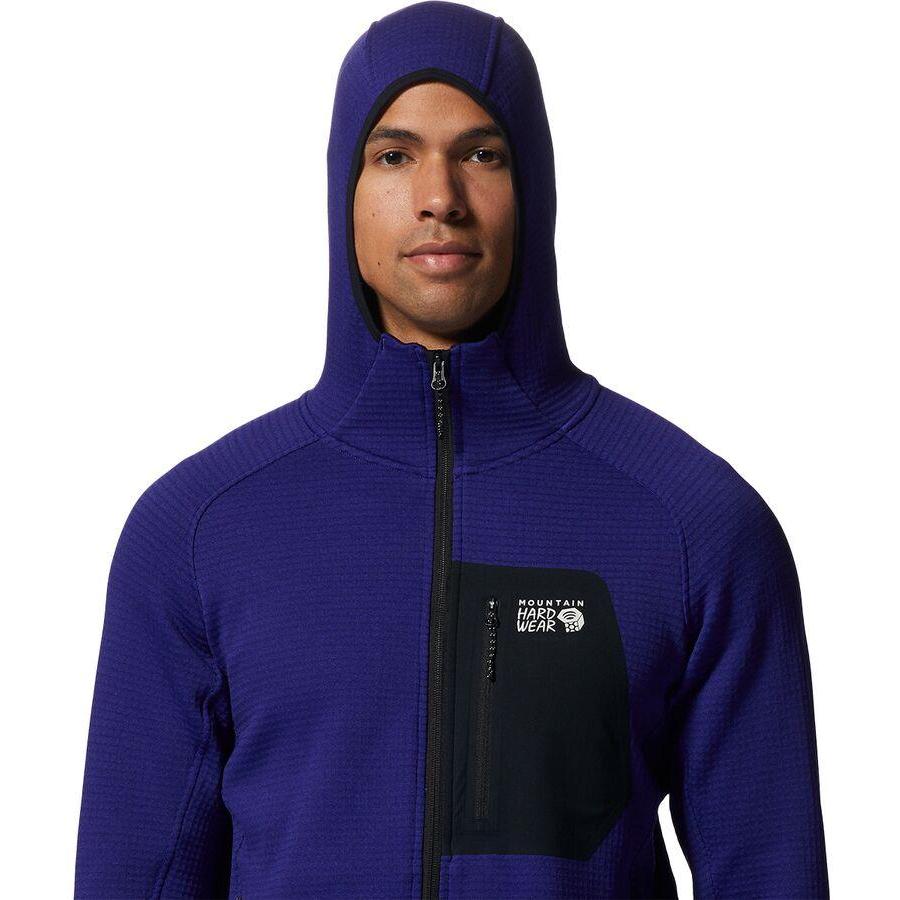 MOUNTAIN HARDWEAR Men's Polartec Power Grid Full Zip Hoody