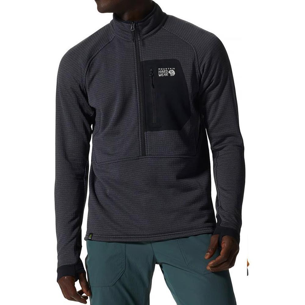 MOUNTAIN HARDWEAR Men's Polartec Power Grid Half Zip Jacket