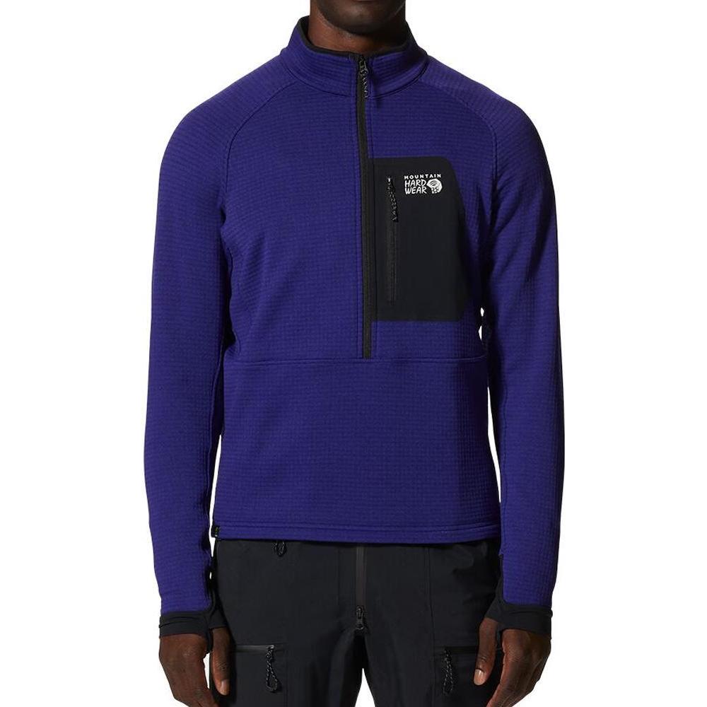 MOUNTAIN HARDWEAR Men's Polartec Power Grid Half Zip Jacket