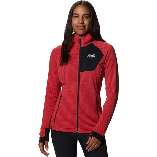 MOUNTAIN HARDWEAR Women's Polartec Power Grid Full Zip Hoody