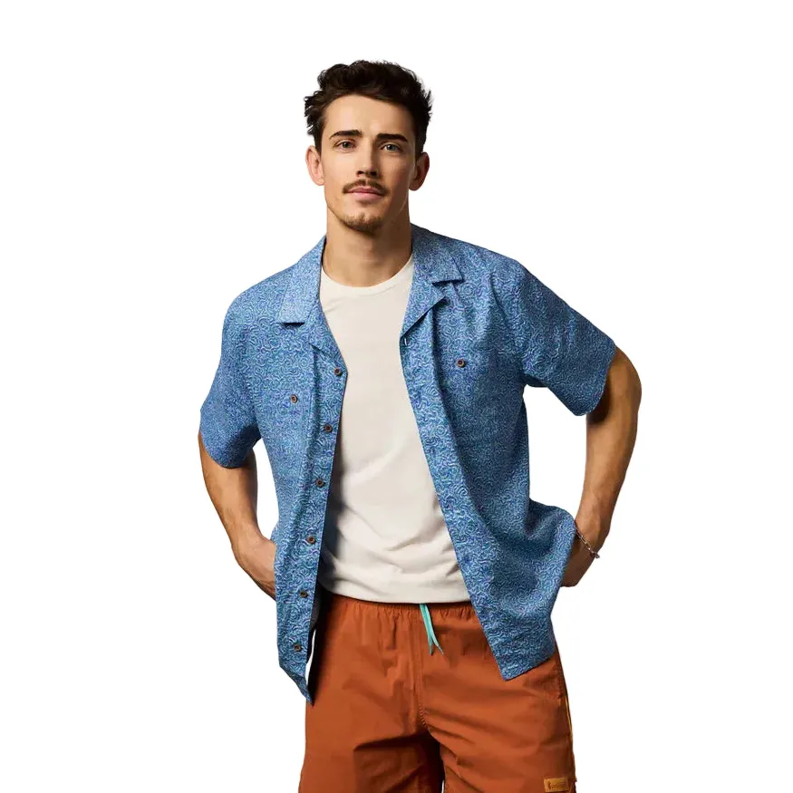 COTOPAXI MEN'S AFUERA BUTTON UP SHIRT CENOTES AZURE