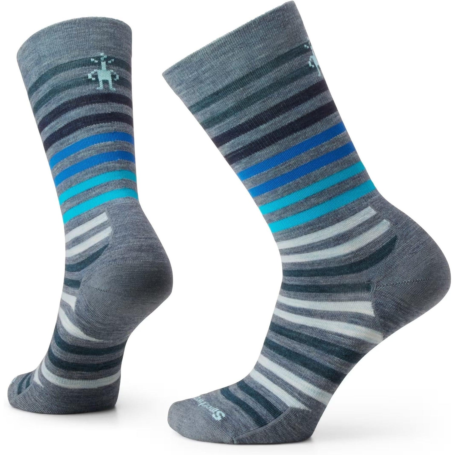 SMARTWOOL Men's Everyday Spruce Street Crew Height Zero Cushion Socks