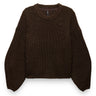 PRANA Women's Sunday River Crewneck Sweater Dark Roast