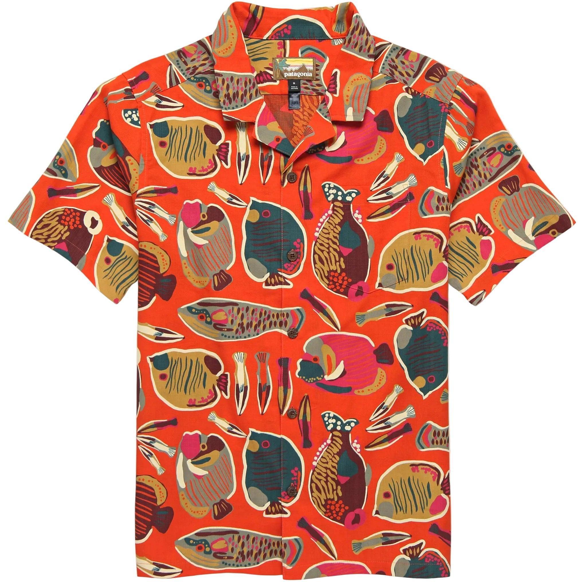 PATAGONIA Men's Short Sleeve Tidal Threads Camp Shirt