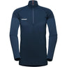 MAMMUT Men's Trift Half-Zip Long Sleeve Base Layer Shirt