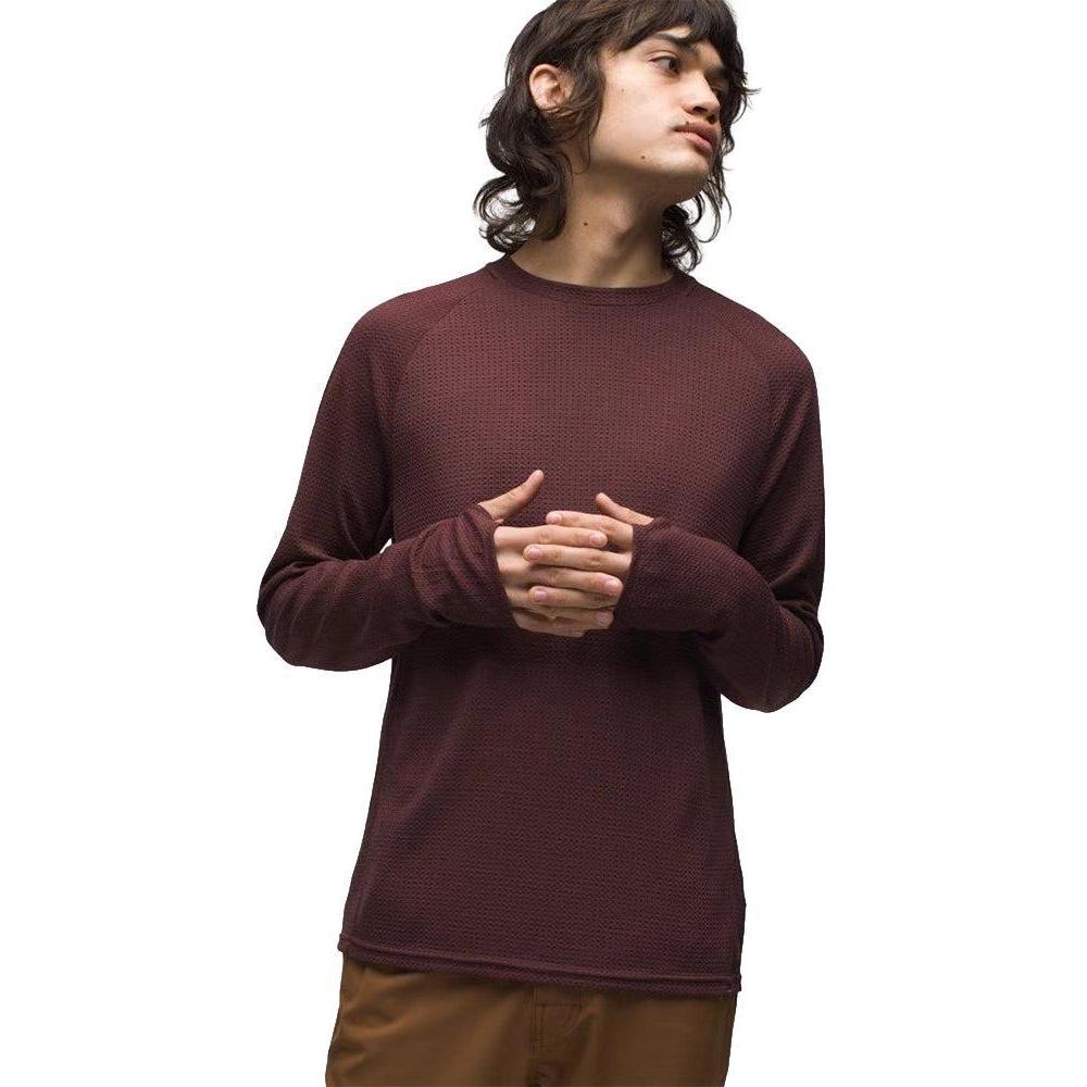 PRANA Men's WENSLEY Crew Long Sleeve Shirt