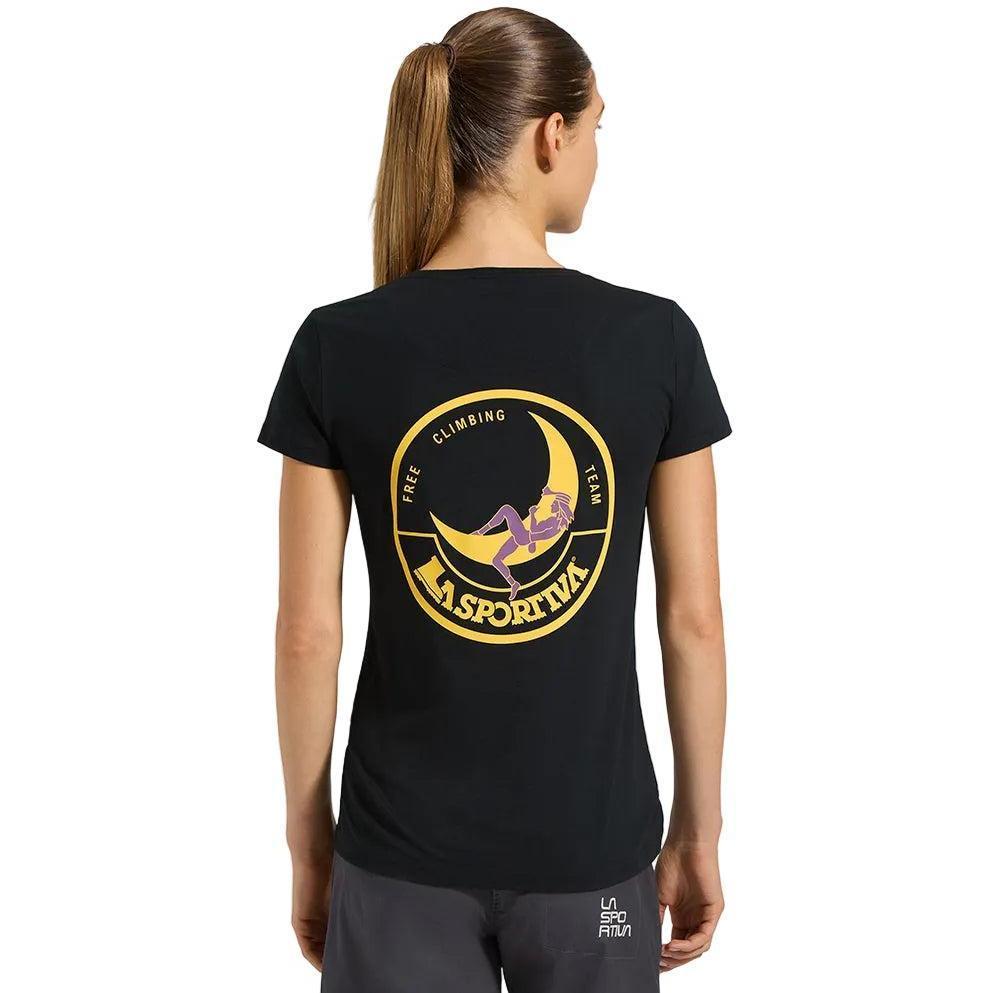 LA SPORTIVA Women's Short Sleeve T-Shirt Climbing on the Moon