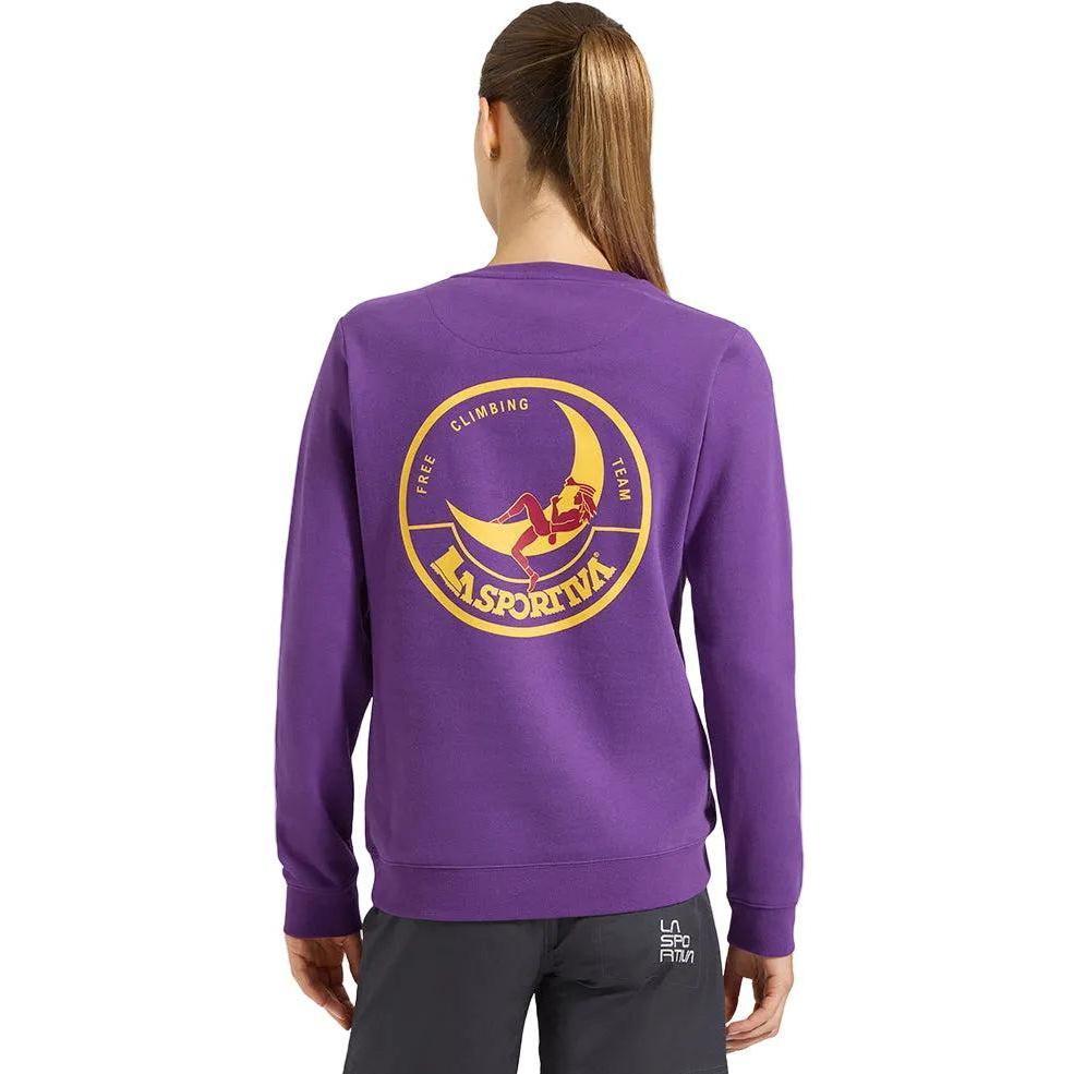 LA SPORTIVA Women's Crewneck Sweatshirt Climbing on the Moon